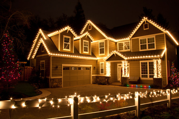 Christmas Light Installation in Portland example 1